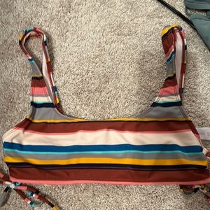 Colorful bikini top
